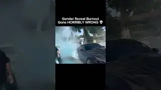 Gender Reveal Burnout gone WRONG 💀 