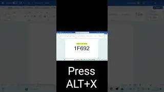 symbol in Ms word 