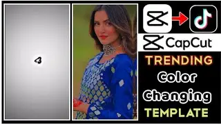 Color changing capcut template | New tiktok trending video | New capcut template