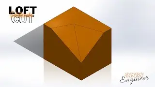 SolidWorks Tutorial: How to use Lofted cut.