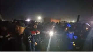 Жетібай мен Жаңаөзен мұнайшылары бірікті. Бірге аузашар өткізді. 17.03.2024.