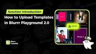 Where’s the upload button in Blurrr playground? How can I upload my project? 🤔 #blurrrapp  #blurrr