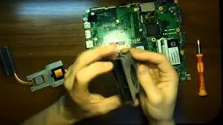 замена термопасты TOSHIBA SATELITE A 300