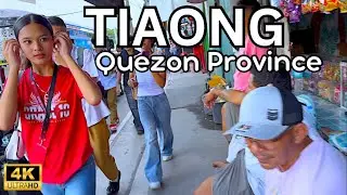 Walking Around TIAONG Quezon Province Philippines [4K Walk]