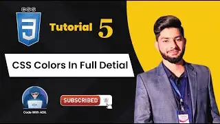 CSS Colors | Web Development Full Course | CSS Tutorial #05