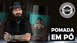 Pomada em pó para cabelos
