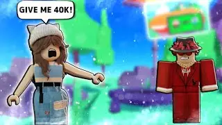 I Donated 40,000 ROBUX In PLS DONATE (I HIT 100K DONATED)