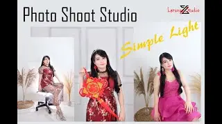 Studio Photoshoot - Larungz Studio with Simple Light - Contunious Light - Flash Light