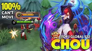CHOU MOBILE LEGENDS ~ CHOU GAMEPLAY & BEST BUILD 2021 ~ CHOU TOP GLOBAL 2021