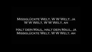 SWISS #2 MISSGLÜCKTE WELT  LYRICS