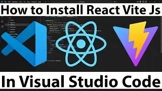 How to Install React Vite Js in Visual Studio Code on Windows 10/11 Computer & Laptop