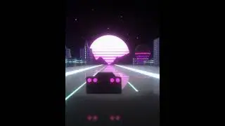 Night Drive Car make using by  HTML, CSS and JavaScript Project