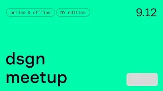 DSGN Meetup NY Edition | red_mad_robot Central Asia | 09.12.2023