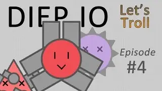 Diep.io Let's Troll #4: Ramming Spikes, Boosters, and Defender with Triple Twin (300k)!