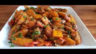 BBQ sauce Potatoes with Chicken