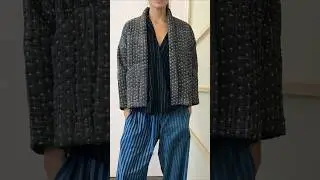 Техника сашико в изделии? #stylist #шьюдома #handmade #швейныйблог #стилист #sewing #style #сашико