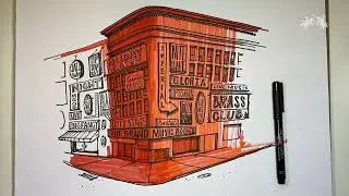 Pitt Artist Pen Tutorial | Drawing Broadway Signs