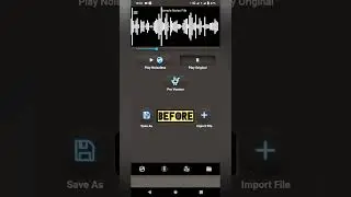 How to reduce background noise from videos and audios in android phone.#shorts