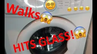 STRESS TEST. 1 Wet Towel VS LG Washing machine ( Walks And Hits Glass )
