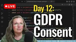 Build a GDPR Cookie Consent Banner w/ JavaScript (No Frameworks) Day 12