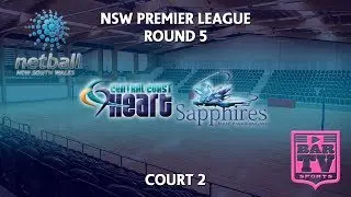 2018 Samsung Premier League Round 5 - U20s/Opens - Court 2 - Central Coast Heart v Sapphires