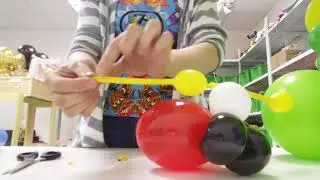 Божья коровка из воздушных шаров Ladybug from balloons
