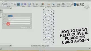 how to draw Helix curve in fusion 360  - fusion 360 tutorial
