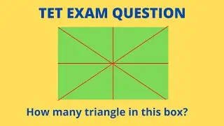 how many triangle in this box tet exam question @MathsandTechnology34