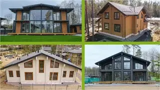 Наши дома из клееного бруса и фахверка в Репино парке