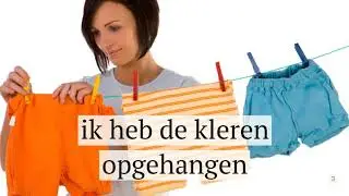 Ik praat over mijn weekend - zaterdag (perfectum) (NT2 Waystage, 1.2)