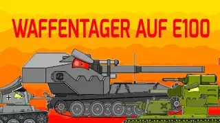 The birth of waffentager. Cartoons about Tanks.