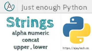 Python Strings - miscellaneous functions | Just enough Python