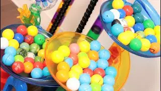 Marble Run ASMR 3 loops a lotMarbles and soothing SOUNDs !!!  #marblerun #rollercoaster