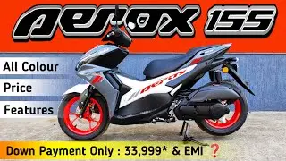 Yamaha Aerox 155 Detailed Review | Ride Review | Price | All Colour | Down Payment & EMI