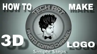 Make 3D Logo Using PicsArt || Easy Steps || Logo Design In PicsArt