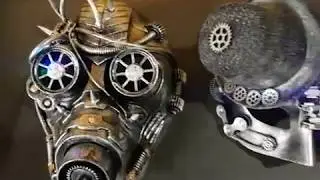 Masques steampunk - Cool Steampunk masks with LED lights