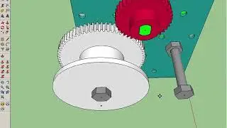 Проектирование редуктора (Часть 2).  Sketchup как параметрическая САПР.