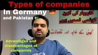 Types of company | in Pakistan and germany | Advantages and Disadvantages