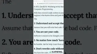 Egosuz programlama | Siz yazdığınız kod değilsiniz 