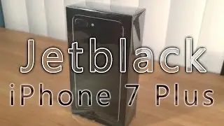 JETBLACK - iPhone 7 plus UNBOXING 128 GB Model!