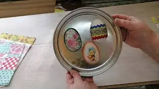 МК Яйцо-магнитик. Пасхальный декор.