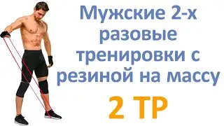 Мужские 2-х разовые тренировки с резиной на массу (2 тр)