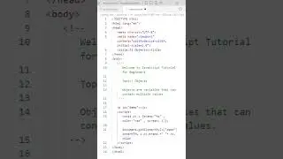 JS Objects | Javascript Basics 