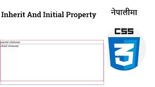 29 Css Initial And Inherit Property