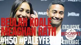 Beulah Koale & Meaghan Rath interviewed from CBS’s Hawaii Five-0 at 