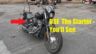 Motorcycle Charging Trick! - Battery Access on Harley Davidson Street Bob FXBB Location