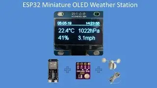 Tech Note 126 - ESP32 miniature weather station with wind direction add-on