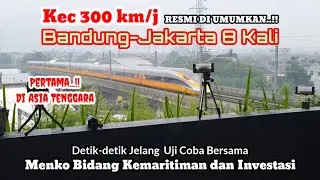WuZzzz....!! MELESAT.... DI UJI KEC 300 km/j TERNYATA JADI KERETA API CEPAT PERTAMA DI ASIA TENGGARA
