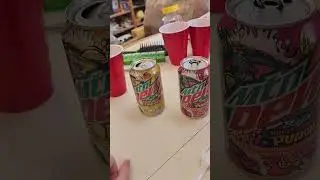mtn dew baja Laguna Lemonade and  baja point break punch  mix  soda. review