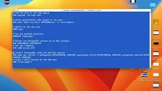 How to silent install Postgresql in Ubuntu via  Dockerfile